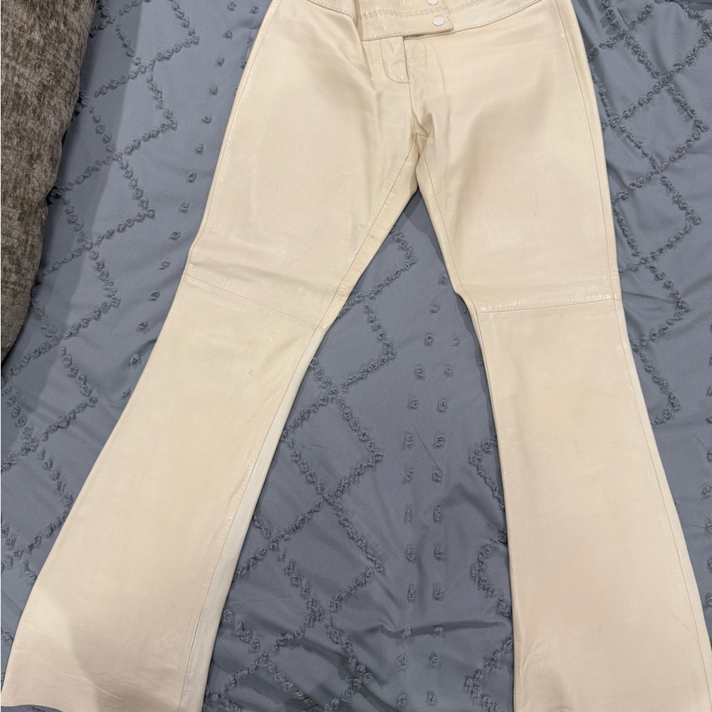 Cache Ivory Wide Leg Jeans
